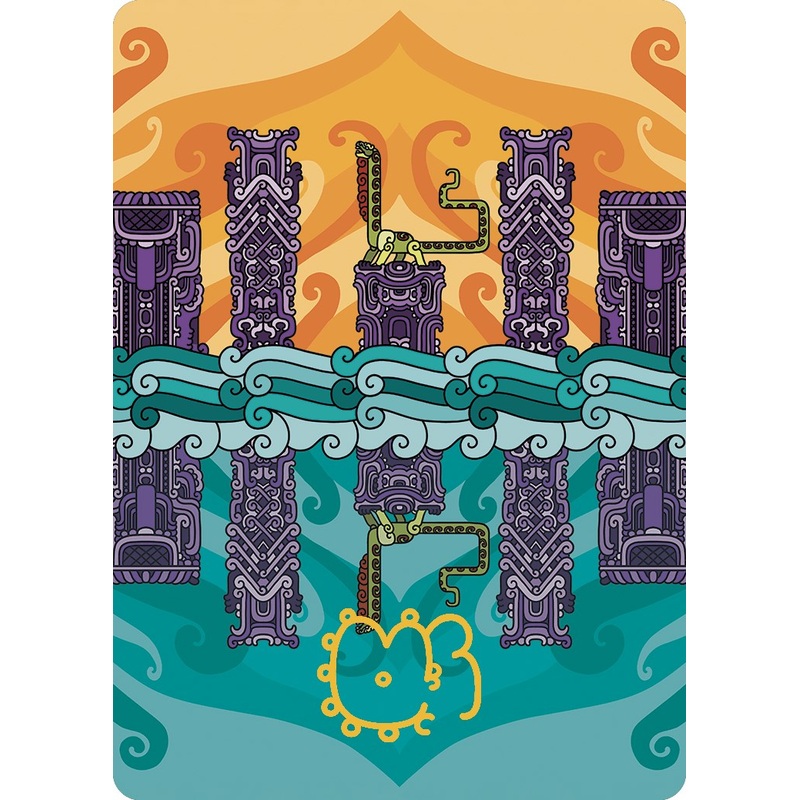 Echoing Deeps Art Card (Gold-Stamped Signature) [The Lost Caverns of Ixalan Art Series]