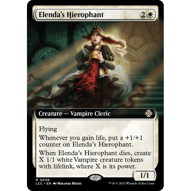 Elenda's Hierophant (Extended Art) [The Lost Caverns of Ixalan Commander]