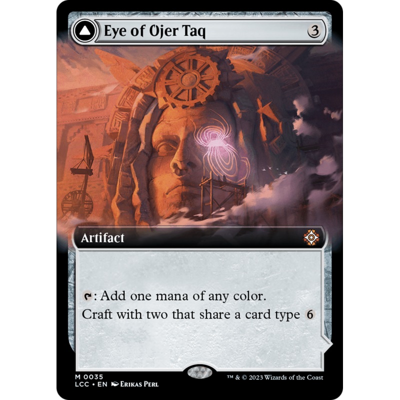 Eye of Ojer Taq // Apex Observatory (Extended Art) [The Lost Caverns of Ixalan Commander]