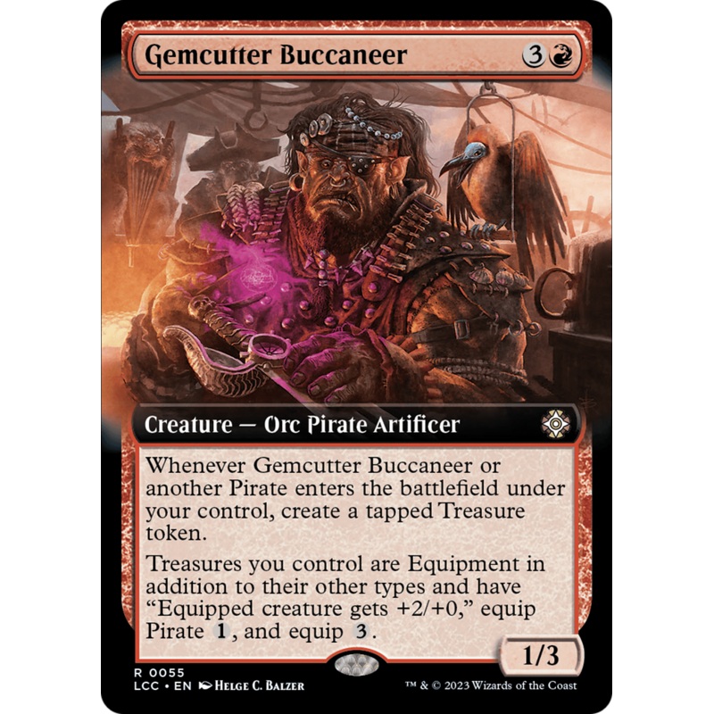 Gemcutter Buccaneer (Extended Art) [The Lost Caverns of Ixalan Commander]