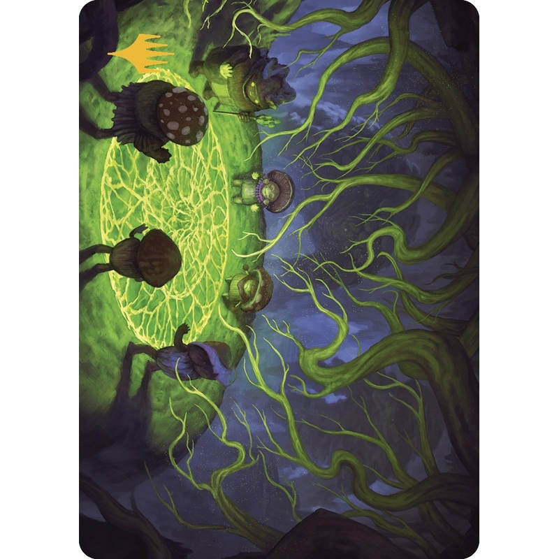 Growing Rites of Itlimoc Art Card (Gold-Stamped Planeswalker Symbol) [The Lost Caverns of Ixalan Art Series]