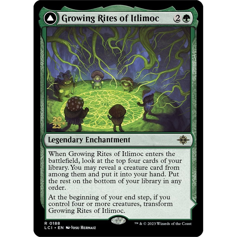 Growing Rites of Itlimoc // Itlimoc, Cradle of the Sun (LCI) [The Lost Caverns of Ixalan Prerelease Cards]