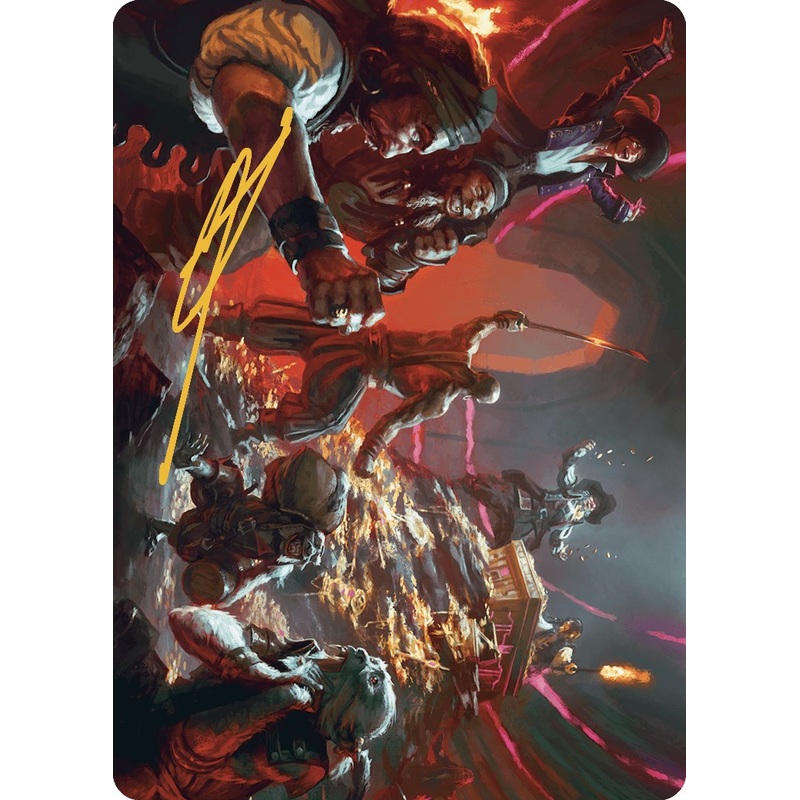Hit the Mother Lode Art Card (Gold-Stamped Signature) [The Lost Caverns of Ixalan Art Series]