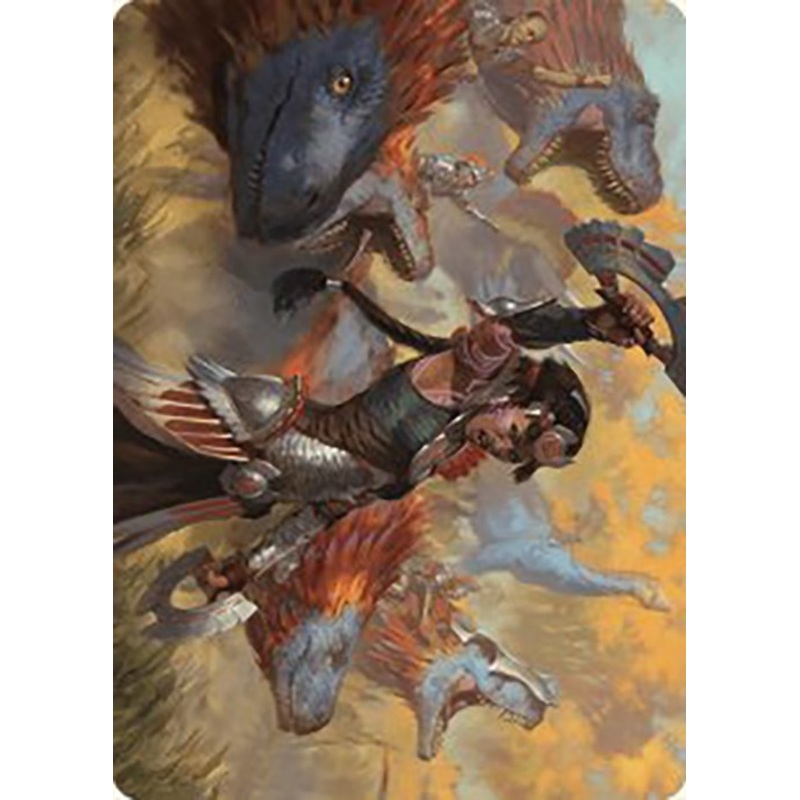 Huatli, Poet of Unity Art Card [The Lost Caverns of Ixalan Art Series]