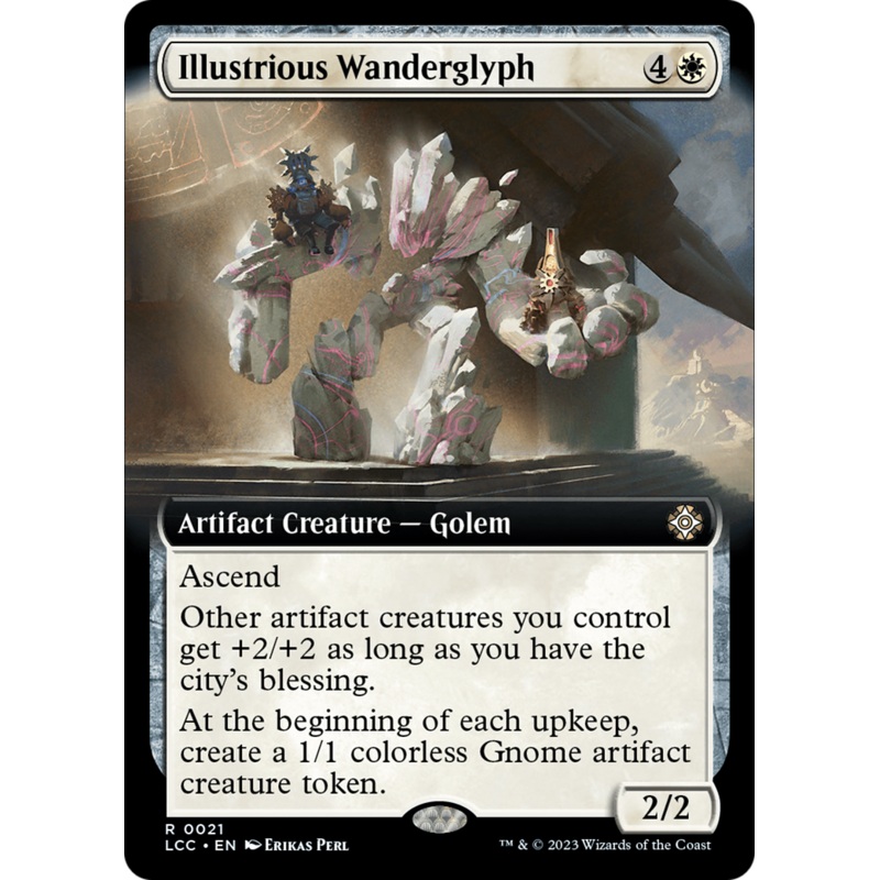 Illustrious Wanderglyph (Extended Art) [The Lost Caverns of Ixalan Commander]