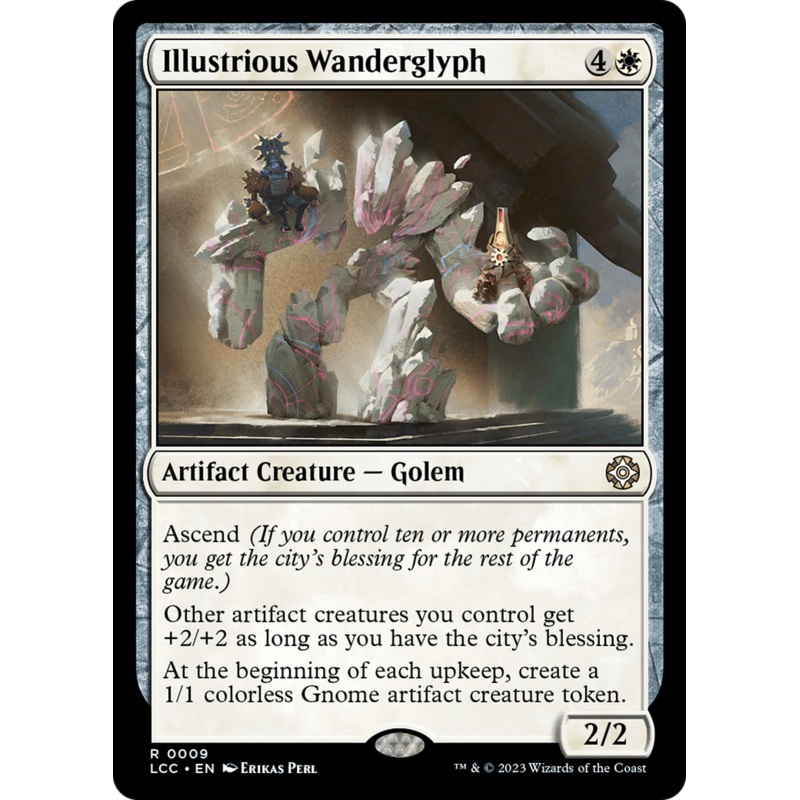 Illustrious Wanderglyph [The Lost Caverns of Ixalan Commander]
