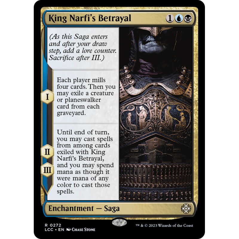 King Narfi's Betrayal [The Lost Caverns of Ixalan Commander]