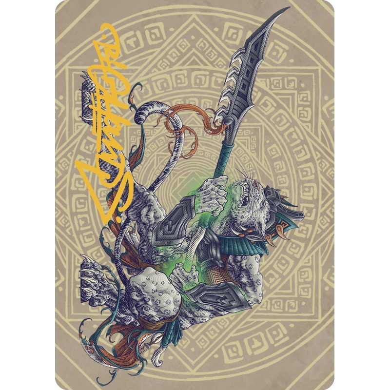 Kutzil, Malamet Exemplar Art Card (Gold-Stamped Signature) [The Lost Caverns of Ixalan Art Series]