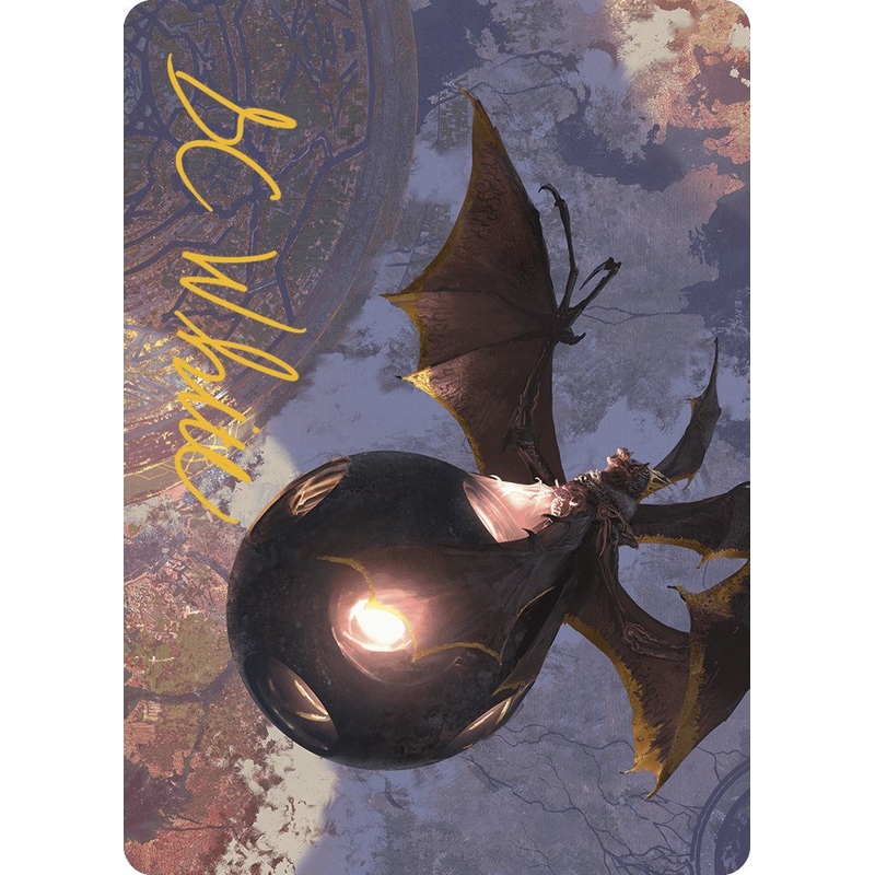 Malicious Eclipse Art Card (Gold-Stamped Signature) [The Lost Caverns of Ixalan Art Series]