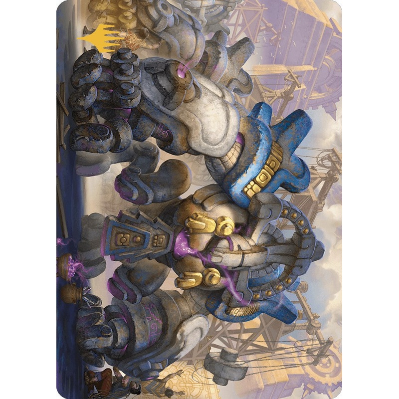 Master's Manufactory Art Card (Gold-Stamped Planeswalker Symbol) [The Lost Caverns of Ixalan Art Series]