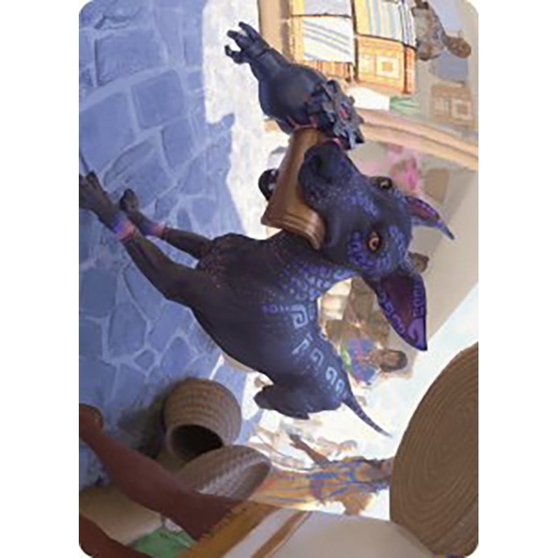 Mischievous Pup Art Card [The Lost Caverns of Ixalan Art Series]