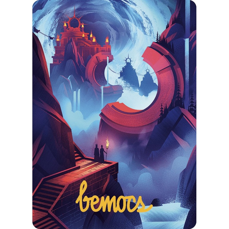 Mountain Art Card (Gold-Stamped Signature) [The Lost Caverns of Ixalan Art Series]