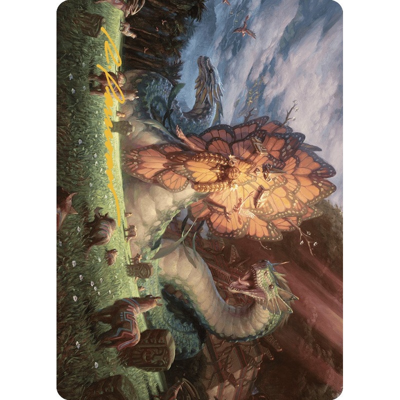 Ojer Kaslem, Deepest Growth Art Card (30/81) (Gold-Stamped Signature) [The Lost Caverns of Ixalan Art Series]