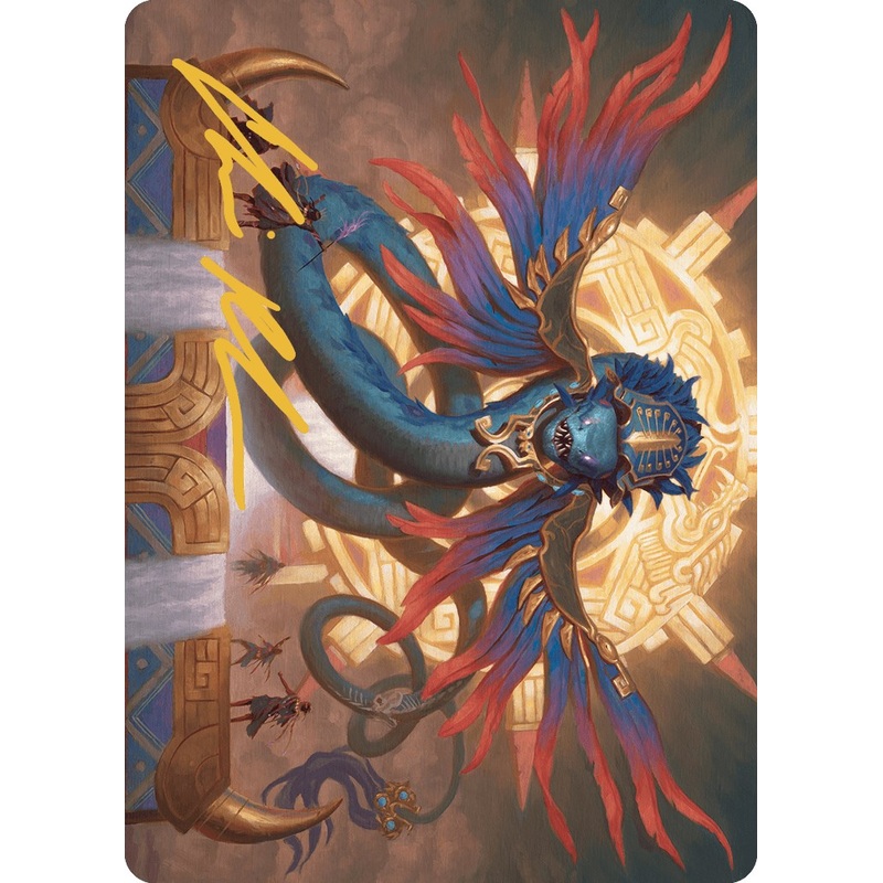 Ojer Pakpatiq, Deepest Epoch Art Card (13/81) (Gold-Stamped Signature) [The Lost Caverns of Ixalan Art Series]