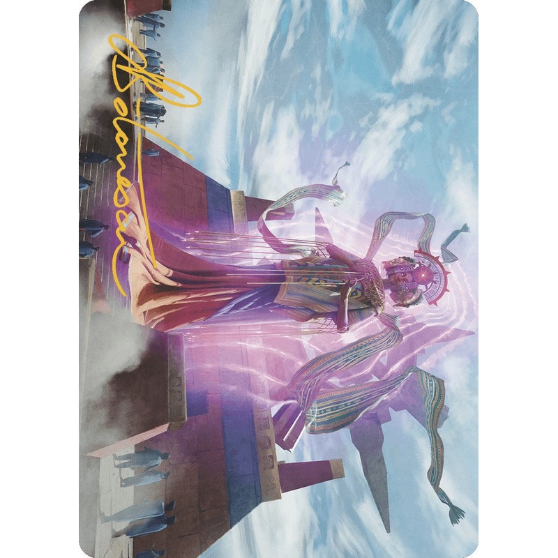 Ojer Taq, Deepest Foundation Art Card (4/81) (Gold-Stamped Signature) [The Lost Caverns of Ixalan Art Series]