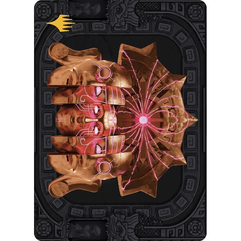 Ojer Taq, Deepest Foundation Art Card (56/81) (Gold-Stamped Planeswalker Symbol) [The Lost Caverns of Ixalan Art Series]