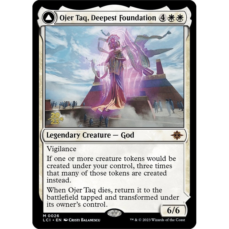 Ojer Taq, Deepest Foundation // Temple of Civilization [The Lost Caverns of Ixalan Prerelease Cards]