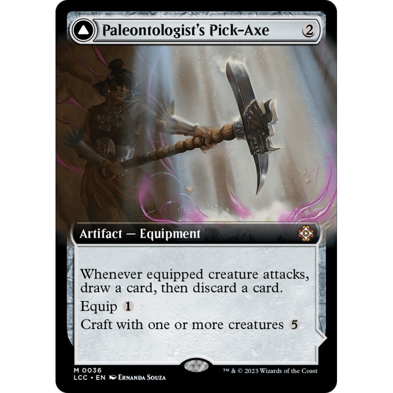 Paleontologist's Pick-Axe (Extended Art) [The Lost Caverns of Ixalan Commander]