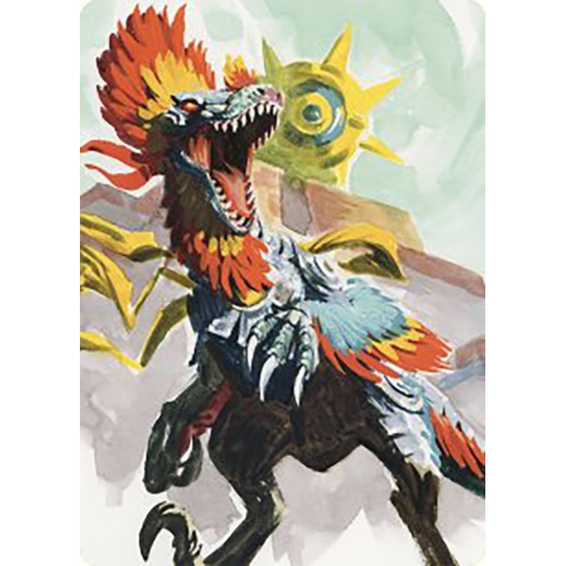 Pantlaza, Sun-Favored Art Card [The Lost Caverns of Ixalan Art Series]