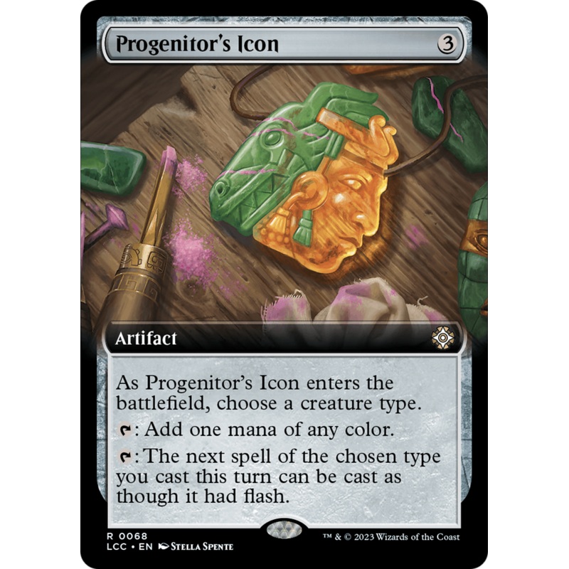 Progenitor's Icon (Extended Art) [The Lost Caverns of Ixalan Commander]