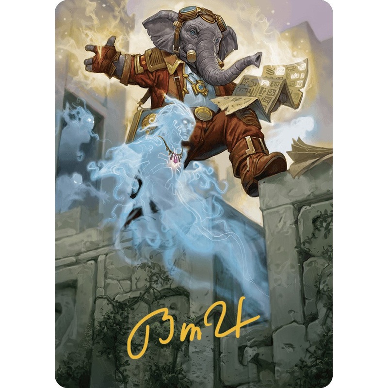 Quintorius Kand Art Card (37/81) (Gold-Stamped Signature) [The Lost Caverns of Ixalan Art Series]