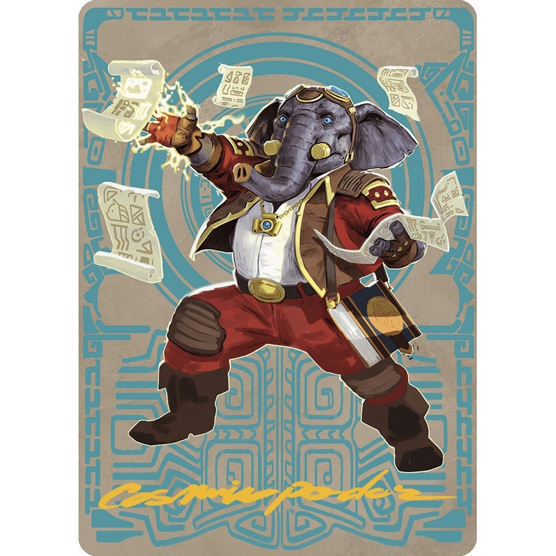 Quintorius Kand Art Card (65/81) (Gold-Stamped Signature) [The Lost Caverns of Ixalan Art Series]