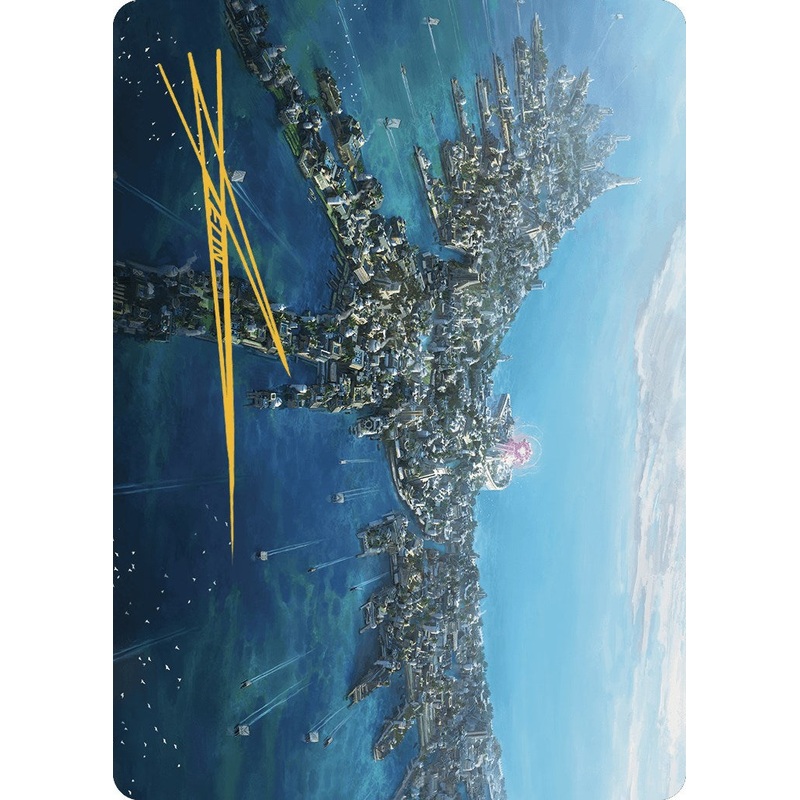 Restless Anchorage Art Card (Gold-Stamped Signature) [The Lost Caverns of Ixalan Art Series]