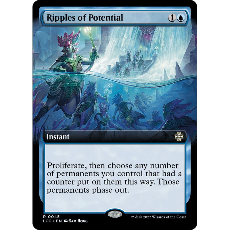 Ripples of Potential (Extended Art) [The Lost Caverns of Ixalan Commander]