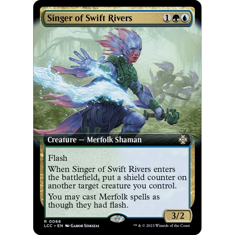Singer of Swift Rivers (Extended Art) [The Lost Caverns of Ixalan Commander]
