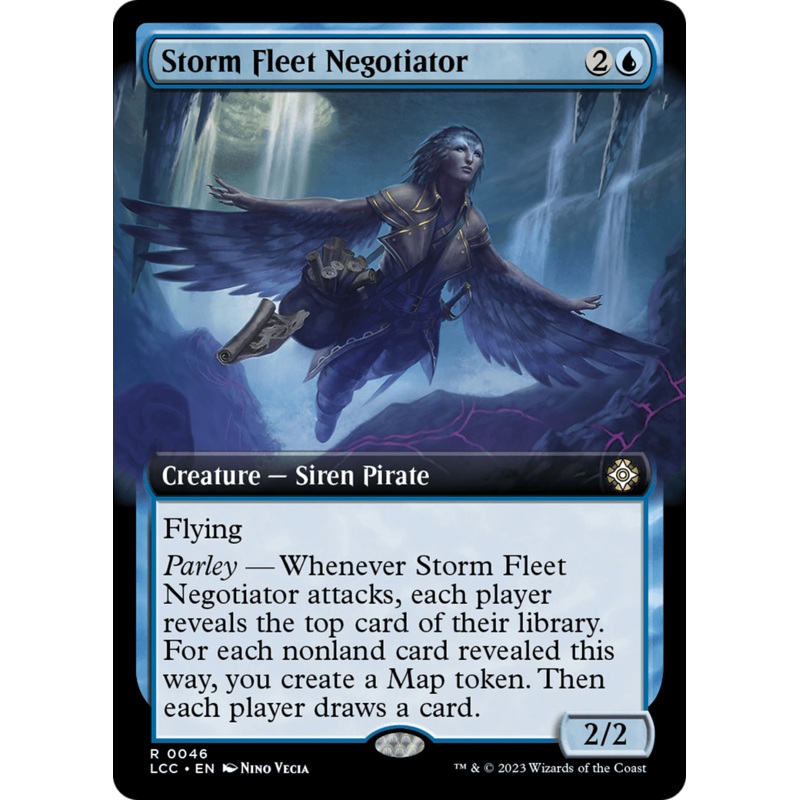 Storm Fleet Negotiator (Extended Art) [The Lost Caverns of Ixalan Commander]
