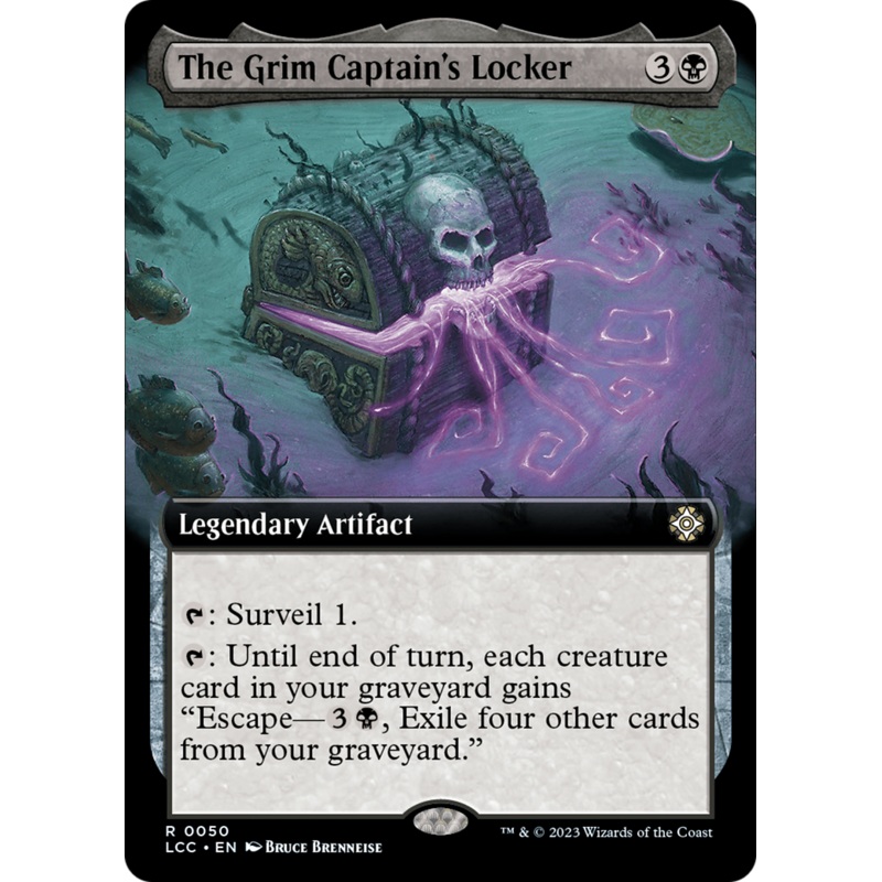 The Grim Captain's Locker (Extended Art) [The Lost Caverns of Ixalan Commander]