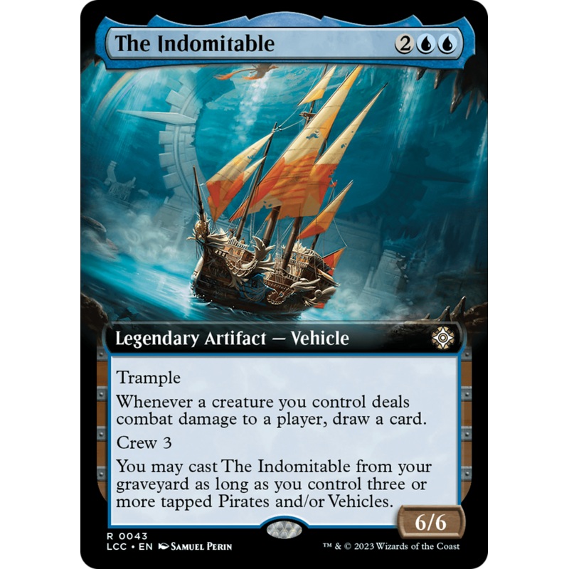 The Indomitable (Extended Art) [The Lost Caverns of Ixalan Commander]