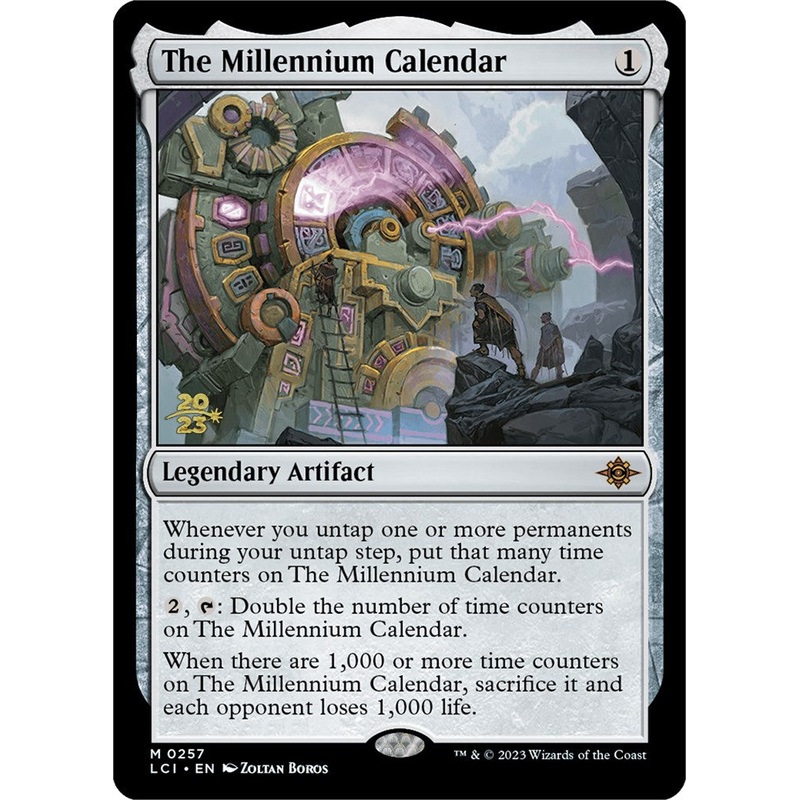 The Millennium Calendar [The Lost Caverns of Ixalan Prerelease Cards]