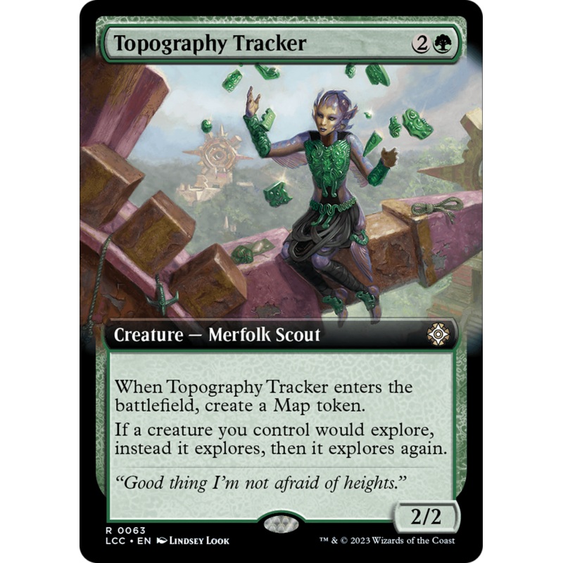 Topography Tracker (Extended Art) [The Lost Caverns of Ixalan Commander]