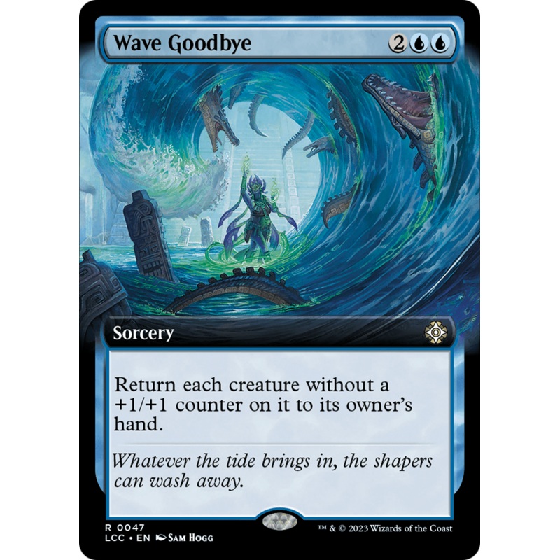 Wave Goodbye (Extended Art) [The Lost Caverns of Ixalan Commander]
