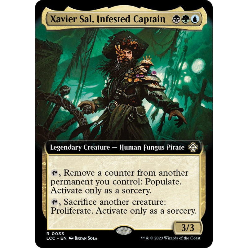 Xavier Sal, Infested Captain (Extended Art) [The Lost Caverns of Ixalan Commander]