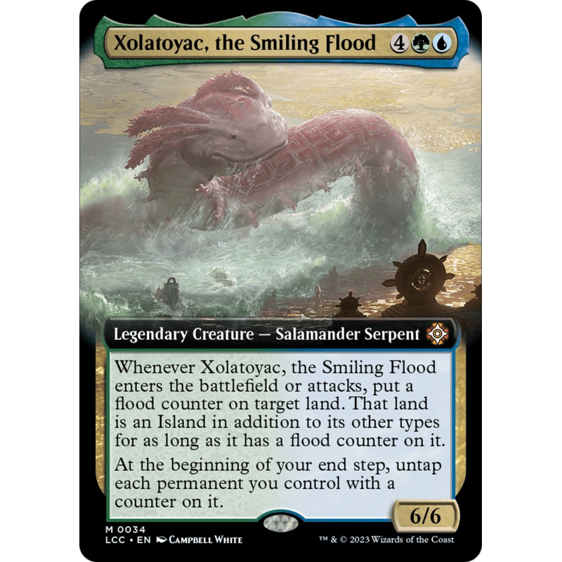 Xolatoyac, the Smiling Flood (Extended Art) [The Lost Caverns of Ixalan Commander]