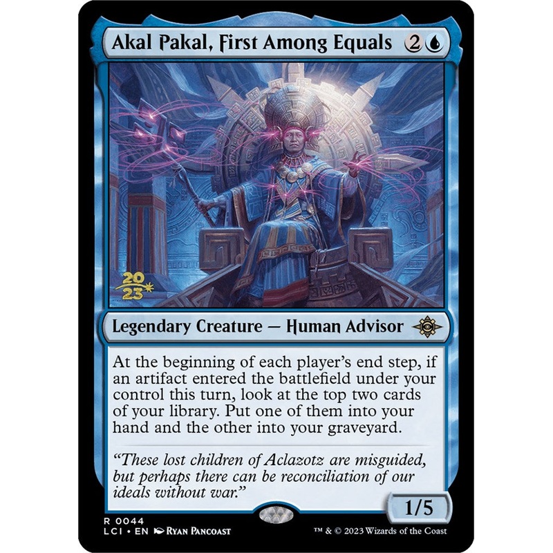 Akal Pakal, First Among Equals [The Lost Caverns of Ixalan Prerelease Cards]