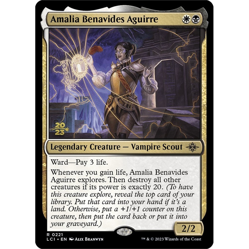 Amalia Benavides Aguirre [The Lost Caverns of Ixalan Prerelease Cards]