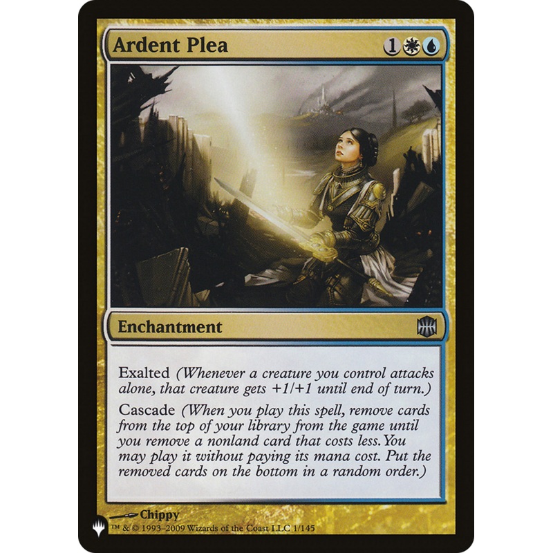 Ardent Plea [The List]