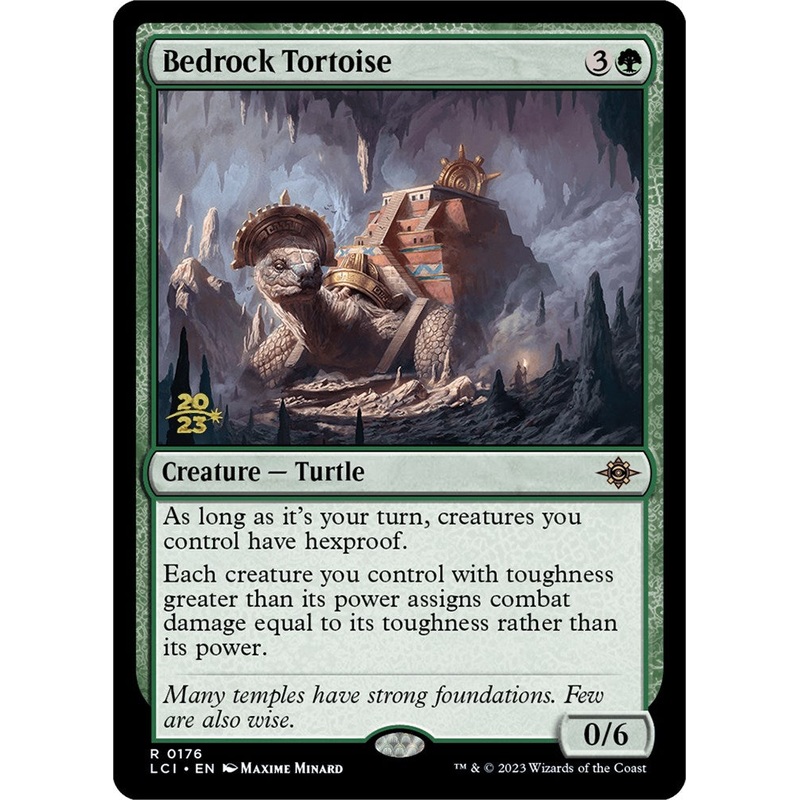Bedrock Tortoise [The Lost Caverns of Ixalan Prerelease Cards]