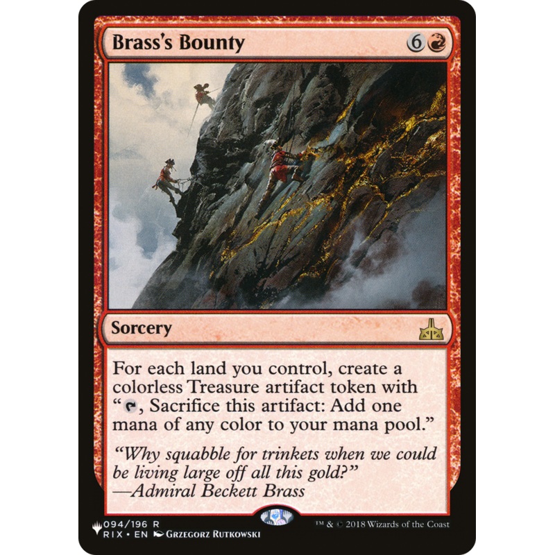 Brass's Bounty [The List]