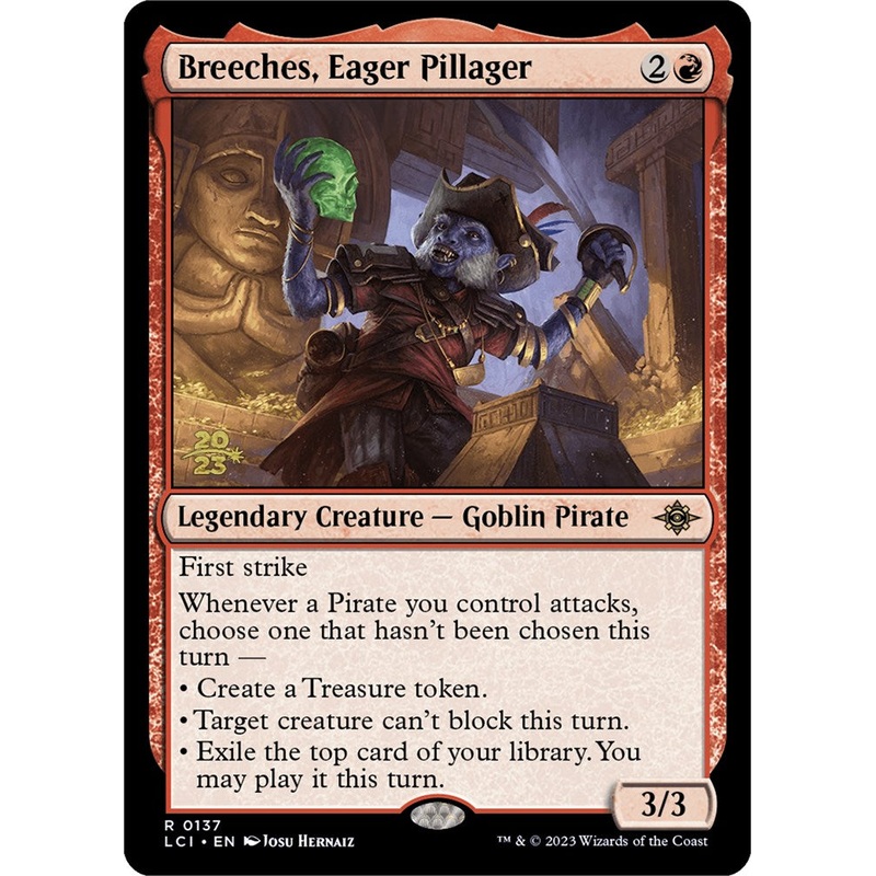 Breeches, Eager Pillager [The Lost Caverns of Ixalan Prerelease Cards]