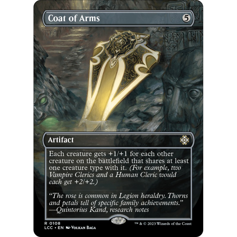 Coat of Arms (Borderless) [The Lost Caverns of Ixalan Commander]