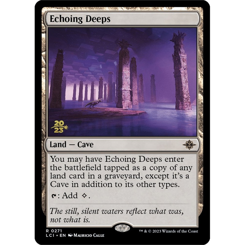 Echoing Deeps [The Lost Caverns of Ixalan Prerelease Cards]
