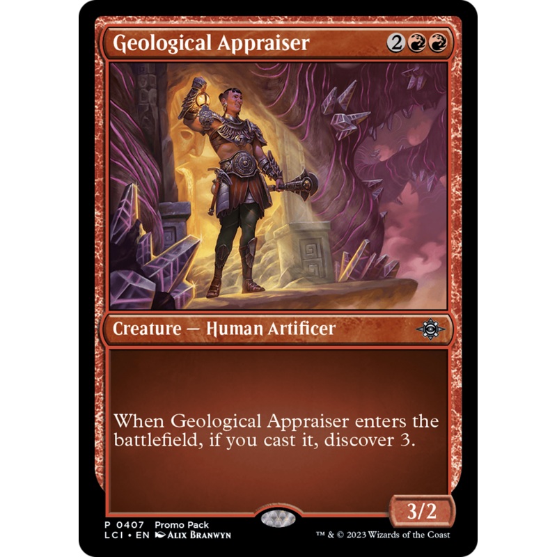 Geological Appraiser [The Lost Caverns of Ixalan Promos]