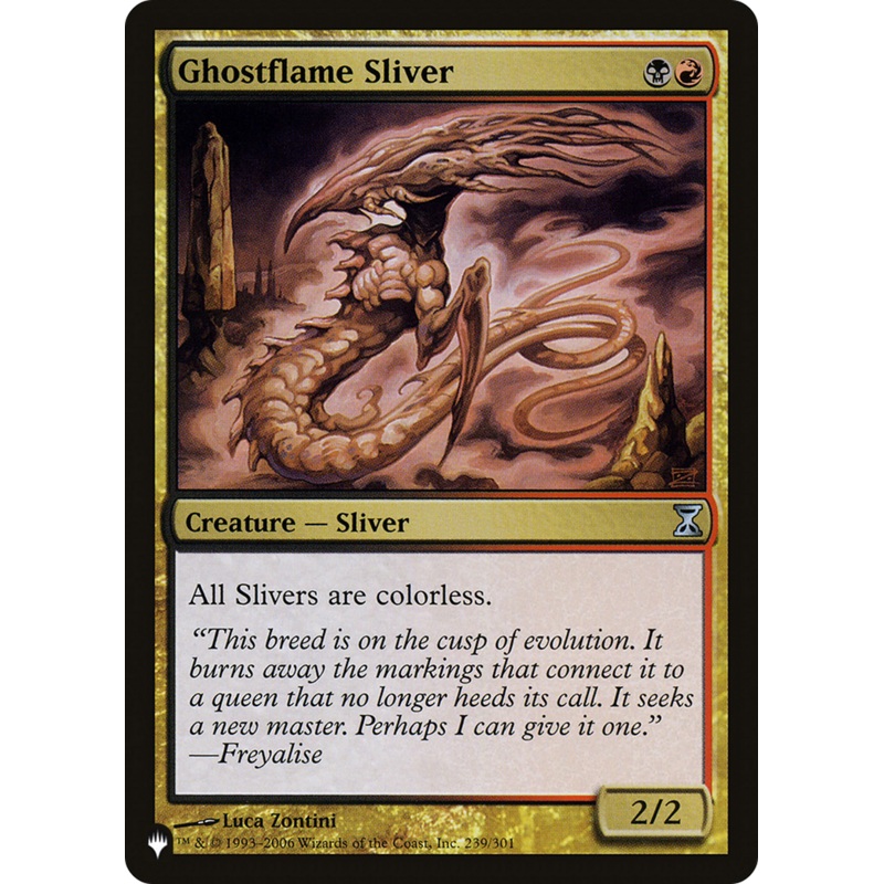 Ghostflame Sliver [The List]