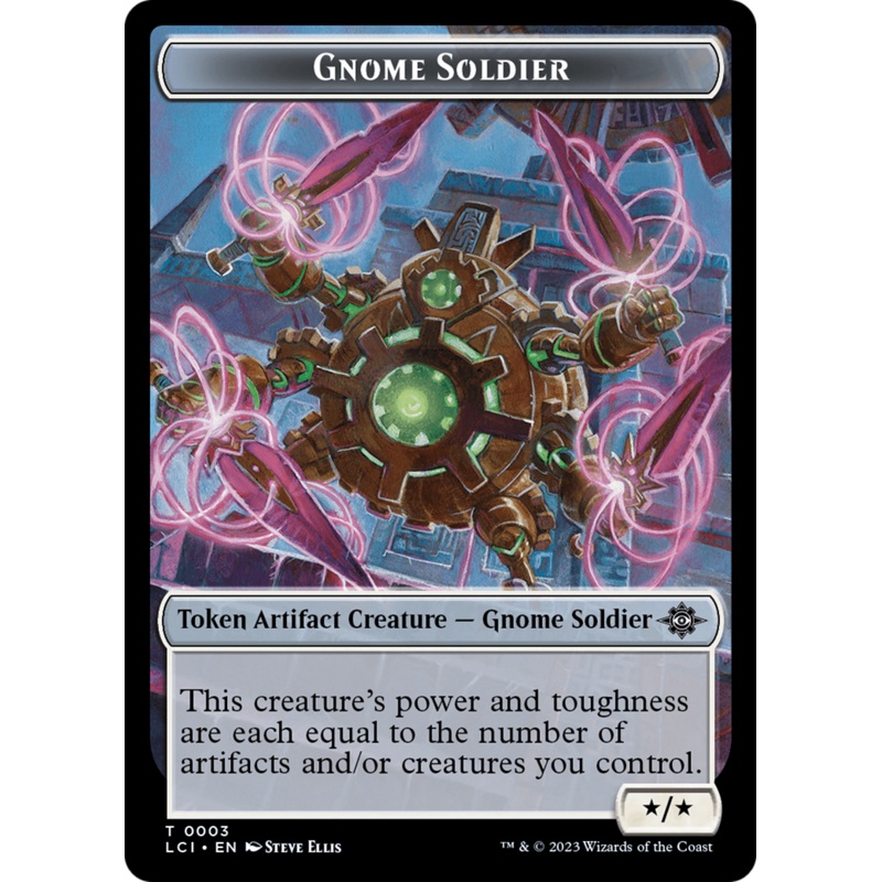 Gnome Soldier Token [The Lost Caverns of Ixalan Tokens]