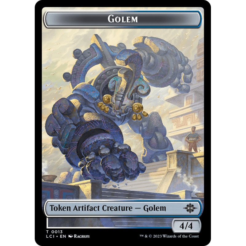 Golem Token [The Lost Caverns of Ixalan Tokens]