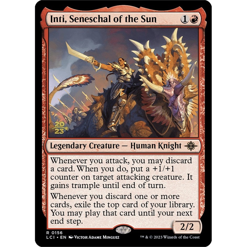 Inti, Seneschal of the Sun [The Lost Caverns of Ixalan Prerelease Cards]